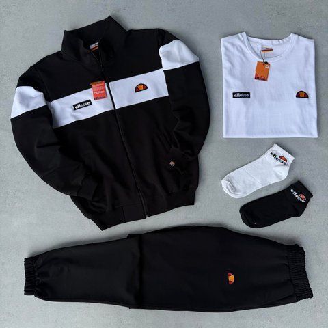Жіночий спортивний костюм Еліс Ellesse 5в1: кофта, штани, футболка та 2 пари шкарпеток | S м-1253 фото