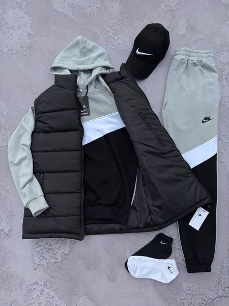 Женский спортивный костюм Nike Найк&nbsp;5в1: костюм, жилетка, кепка и 2 пары носков | S м-1026 фото