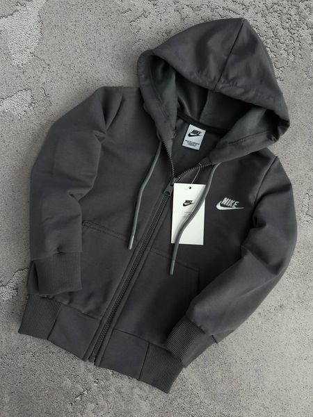 Графітова підліткова спортивна кофта (зіп худі) Найк Nike | 36 м-1667 фото