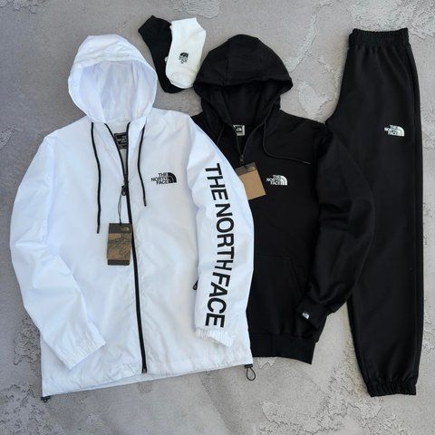 Жіночий спортивний костюм The North Face Норд Фейс 5в1: вітровка, кофта, штани та 2 пари шкарпеток | S м-1913 фото