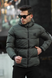 Мужская теплая зимняя куртка плащевка Stone Island Стон Айленд в цвете хаки | XS м-1294 фото 2