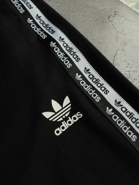 Чорний чоловічий спортивний костюм Адідас Adidas 4в1: кофта з капюшоном, штани та 2 пари шкарпеток | S м-1509 фото