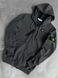 Жіноче зіп худі (кофта) Stone Island Стон Айленд у сірому кольорі |&nbsp; XS м-1678 фото 2