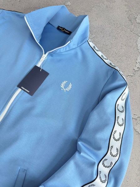 Блакитна жіноча кофта (олімпійка) Fred Perry Фред Перрі | M м-1160 фото