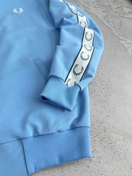Блакитна жіноча кофта (олімпійка) Fred Perry Фред Перрі | M м-1160 фото