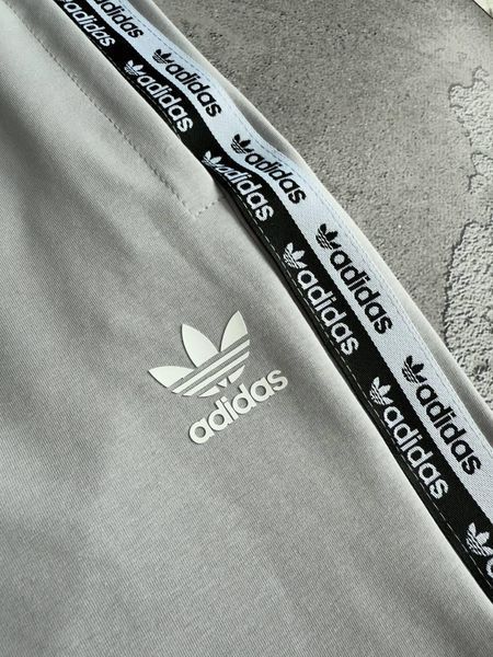Сірий чоловічий спортивний костюм Адідас Adidas 4в1: кофта з капюшоном, штани та 2 пари шкарпеток | S м-1510 фото
