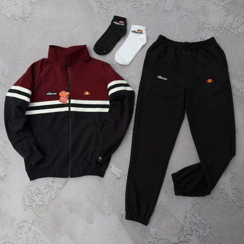 Мужской спортивный костюм Элис Ellesse 4в1: кофта, штаны и 2 пары носков | S м-1426 фото