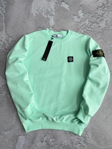 Мятный мужской свитшот Стон Айленд Stone Island | XS м-956 фото