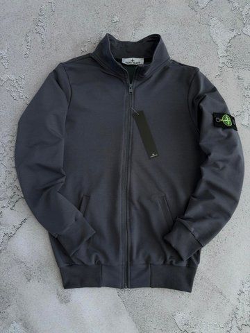 Сіра жіноча спортивна кофта (олімпійка) Стон Айленд Stone Island | S м-1543 фото