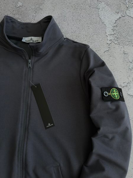 Сіра жіноча спортивна кофта (олімпійка) Стон Айленд Stone Island | S м-1543 фото
