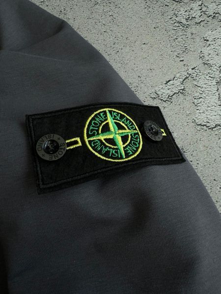 Сіра жіноча спортивна кофта (олімпійка) Стон Айленд Stone Island | S м-1543 фото