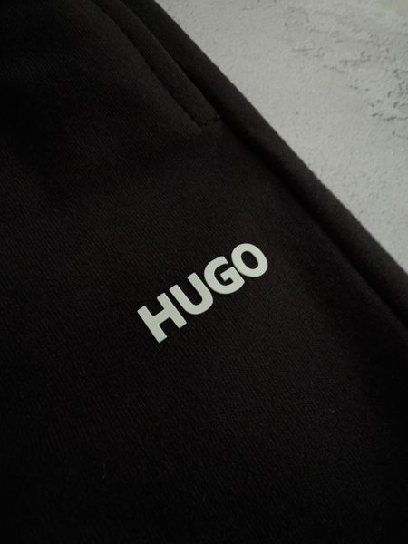 Чорні чоловічі шорти Хуго Hugo | S м-1769 фото