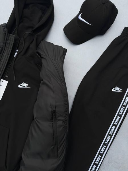 Женский спортивный костюм Найк Nike 6в1: кофта, жилет, брюки, кепка и 2 пары носков | S м-1048 фото