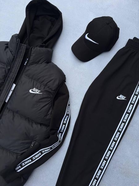 Женский спортивный костюм Найк Nike 6в1: кофта, жилет, брюки, кепка и 2 пары носков | S м-1048 фото