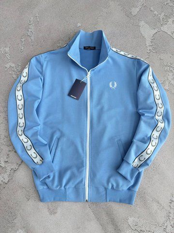 Блакитна чоловіча кофта (олімпійка) Fred Perry Фред Перрі | S м-1159 фото