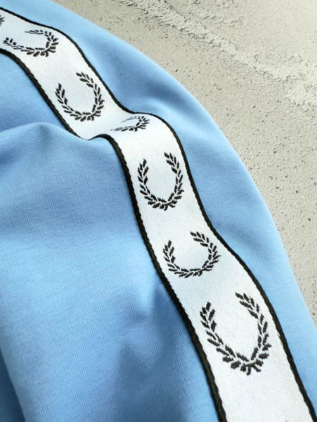 Блакитна чоловіча кофта (олімпійка) Fred Perry Фред Перрі | S м-1159 фото