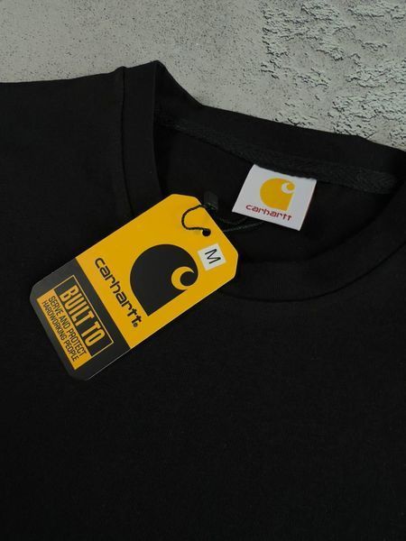 Черная женская футболка Carhartt Кархарт | L м-1073 фото